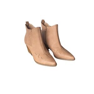 Sz 8 Indigo rd. Tan Cowboy boots - New!